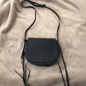 Black satchel purse